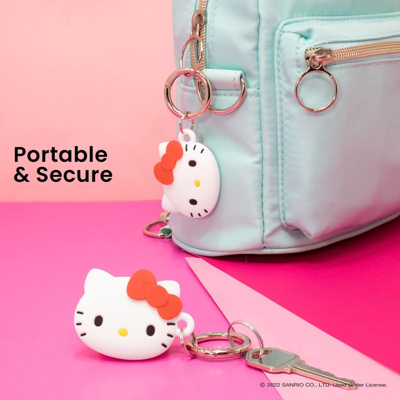 iFace Sanrio Friends Special Edition Silicone Protective Cover [ Compatible with Apple AirTag ][Cute Character Case] [Carabiner Keychain Clip Included] - Hello Kitty - Image 3